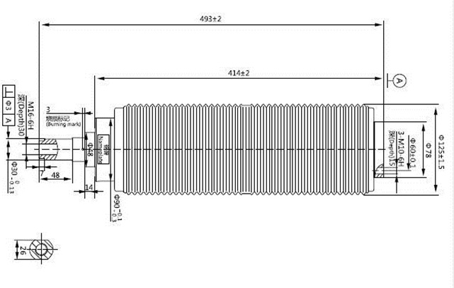 MTD-40.5-1600-25 Vacuum interrupter 40.5 kV